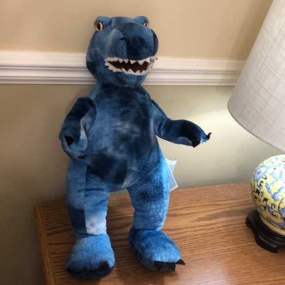 Blue Build-A-Bear dinosaur with roar sound 17” - Picture 1 of 5